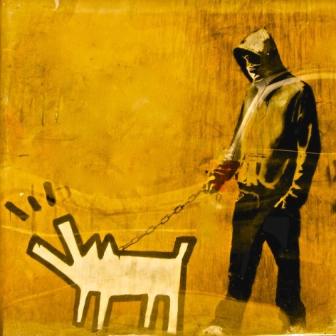 Banksy Haring Dog