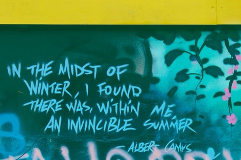 In the midst of winter